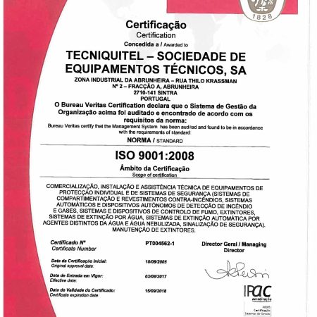 Certificação ISO 9001:2008