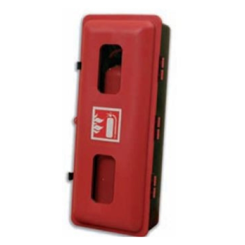 O armário extintores pó químico modelo C9 é produzido em polipropileno (PP), um material leve, resistente e totalmente imune à corrosão, garantindo elevada durabilidade mesmo em ambientes exigentes.