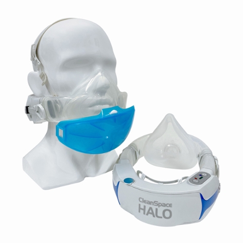 o CleanSpace Halo Filtro Exalação Steri-Plus deve ser utilizado juntamente com o filtro de partículas CleanSpace Halo HEPA P3 SL R ou o Bio P3 TM3 P SL R.