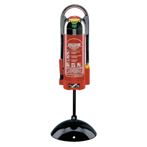 A coluna expositora decorativa para extintores é uma solução prática e elegante para apresentar extintores em espaços nobres sem necessidade de perfurar paredes.