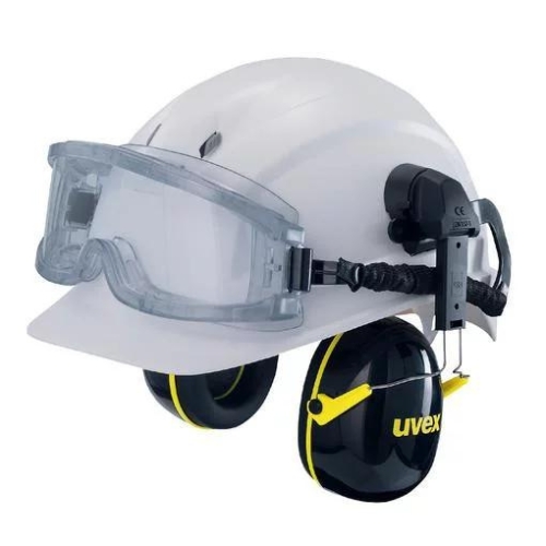Este equipamento de proteção ocular é compatível com outros EPIs.