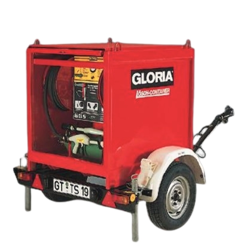 A unidade móvel extinção pó químico PC250G é um equipamento robusto e eficiente, instalado sobre atrelado.