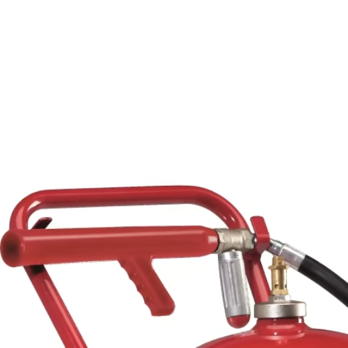 Esta unidades de extinção possuem pistola para projeção do agente extintor com grande alcance e com descarga controlável.