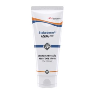 O creme de proteção da pele stokoderm aqua pure 100ml protege eficazmente a pele em caso de contacto frequente com água ou com produtos aquosos.