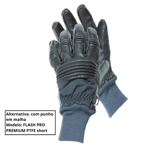 Alternativa Luva FLASH PRO PREMIUM (PTFE) com punho em malha curto.