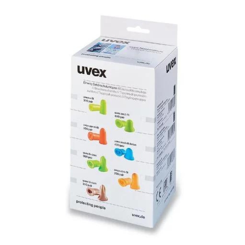 Existem várias soluções de recargas para o dispensador uvex 