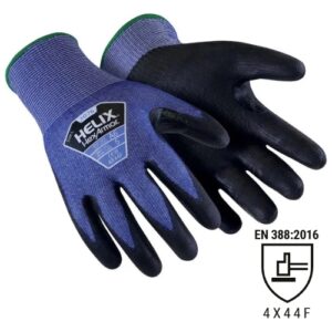 Luva de proteção com uma proteção contra cortes ISO Nível F