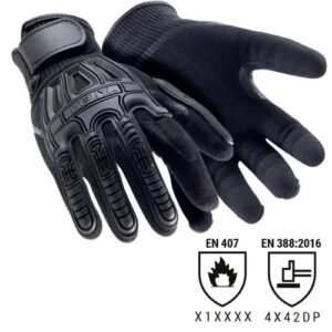 A luva de proteção HexArmor Helix® 3003 possui uma capa em HPPE e aço calibre 13.