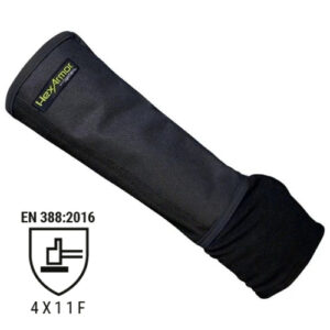 Manga de proteção com classificação de resistência ao corte de nível F ao abrigo da norma EN 388.