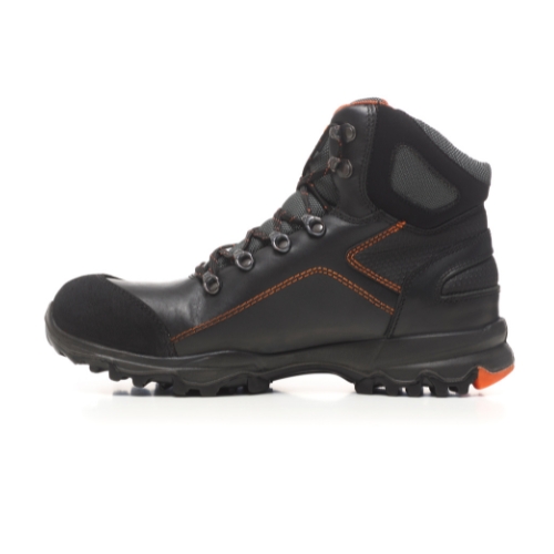 Bota de Segurança Apollo desenvolvida com rasto em PU + TPU de dupla densidade resistente à abrasão, que confere conforto e durabilidade extra.
