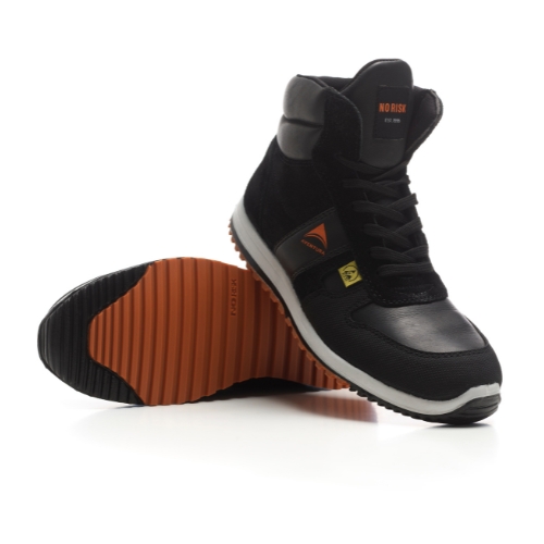 Bota de segurança S3 SRC ESD WRU JUMPER projetada com a tecnologia Clima Cork System, que regula a temperatura dos pés.