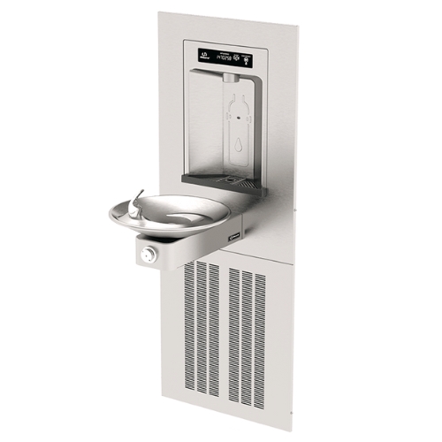 Estação de hidratação RIVIVE™ modelo 1001HSA.8 resistente a vandalismo para montagem na parede.