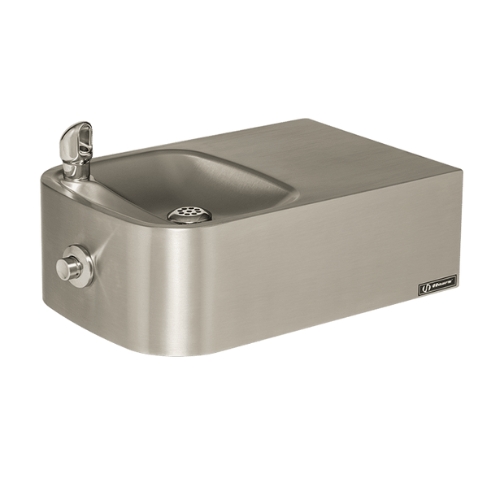 Fonte de água modelo 1109FRB, sem obstáculos, resistente a vandalismo, conforme diretiva ADA.