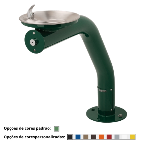 Fonte de água modelo 3380 resistente a vandalismo.
