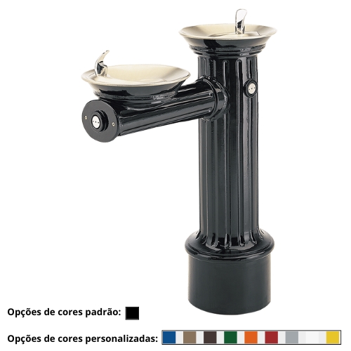 Fonte de água modelo 3511 com várias opções de cor.