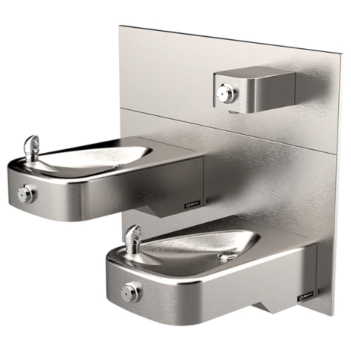 Fonte dupla de água Hi-Lo e dispensador para garrafas modelo 1117LN-1920 de baixo perfil.
