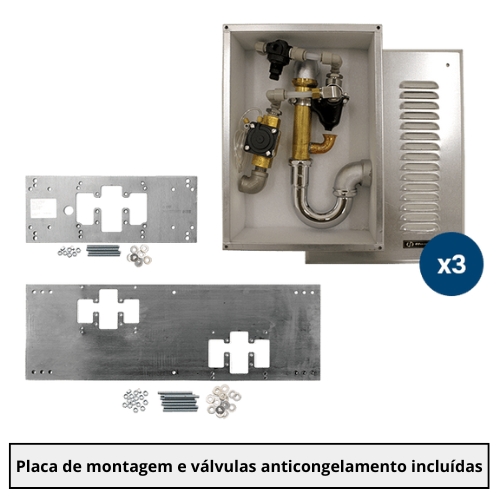Fonte de água Hi-Lo e dispensador para garrafas modelo 1119FRP anticongelamento.