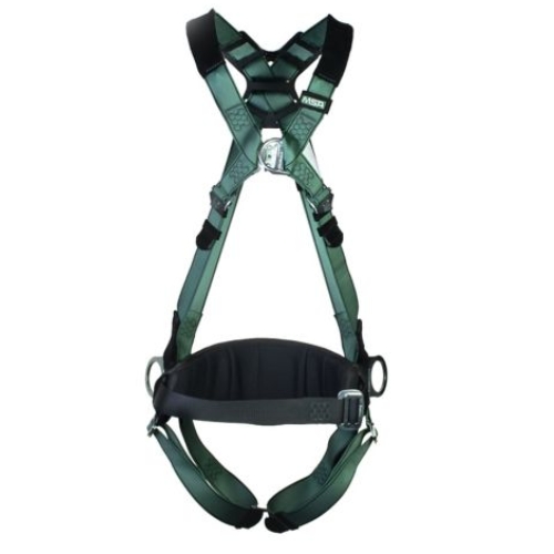 Arnês de segurança está em conformidade com as normas EN 361, EN 358 e EN 1497.