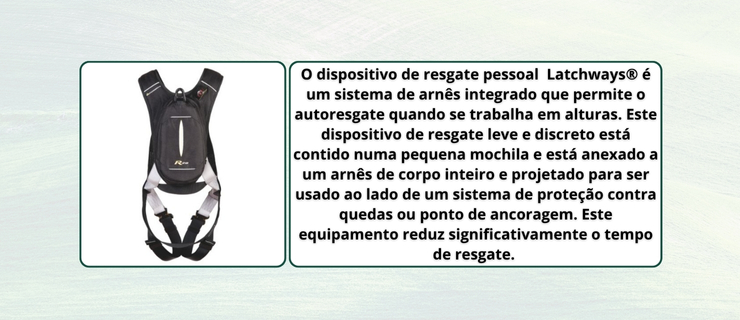 Dispositivo de Resgate Pessoal Latchways® - TECNIQUITEL