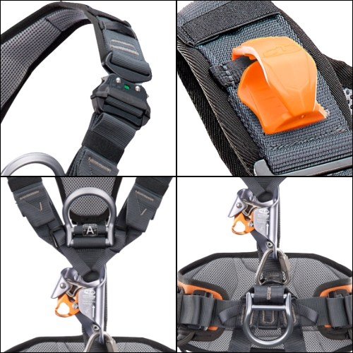 Arnês Ascensor Gryphon com ascensor torácico integrado.