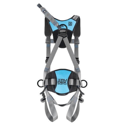 O arnês de segurança EXPERT 2 redefine os padrões de segurança e conforto para trabalhos em altura.