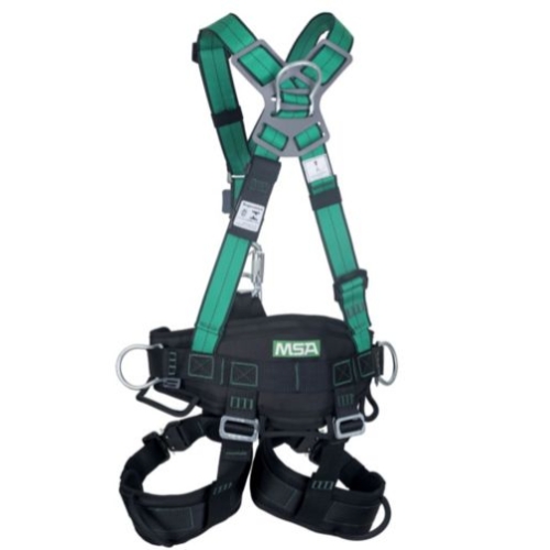 Arnês de segurança Gravity® Suspension foi concebido para reduzir a fadiga.