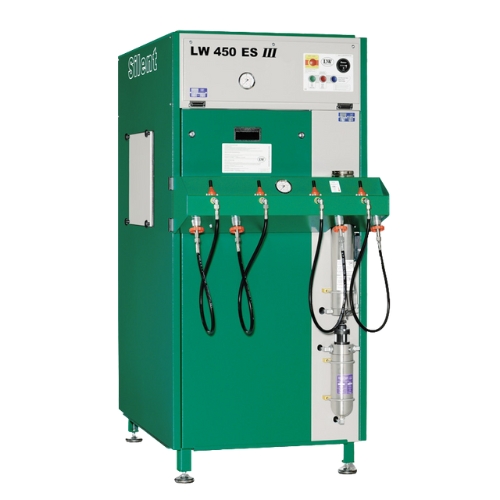 O compressor insonorizado LW 450 ES III é uma solução robusta, dinâmica e potente para aplicações que exigem ar respirável de alta pressão.