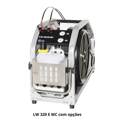 O compressor LW 320 E MC é um equipamento robusto, desenvolvido para garantir alto desempenho e máxima segurança no enchimento de cilindros de ar respirável.