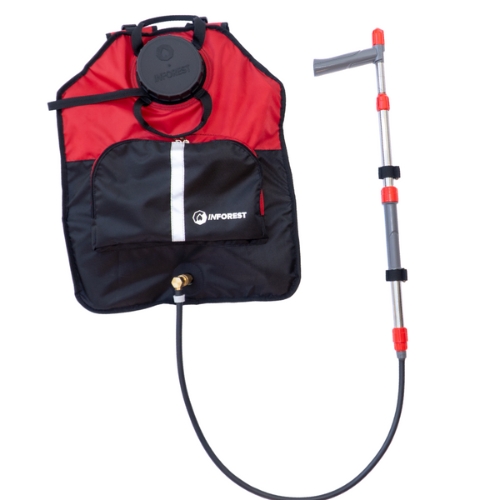 Mochila de água ergonómica, confortável e leve.