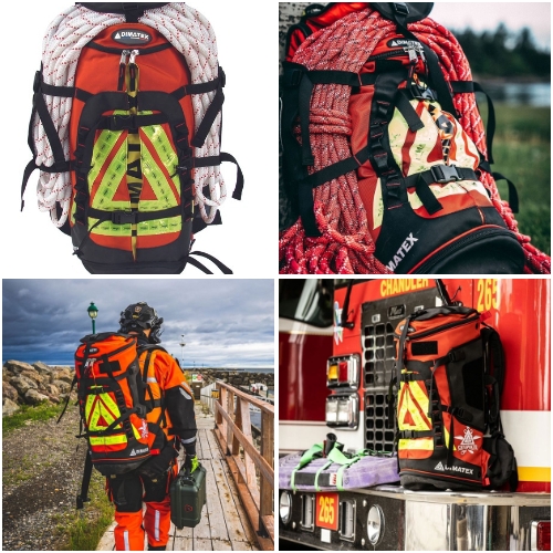 Mochila Catapulte concebida em tecido impermeável de alta resistência 1680 Denier