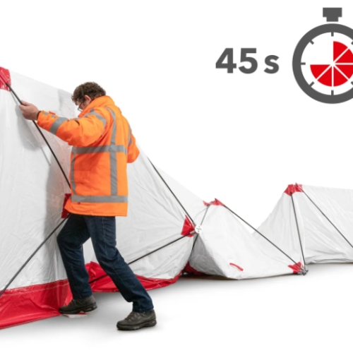 A Tela de Segurança VarioScreen é uma solução inovadora e essencial para aumentar a segurança em operações de emergência rodoviária.