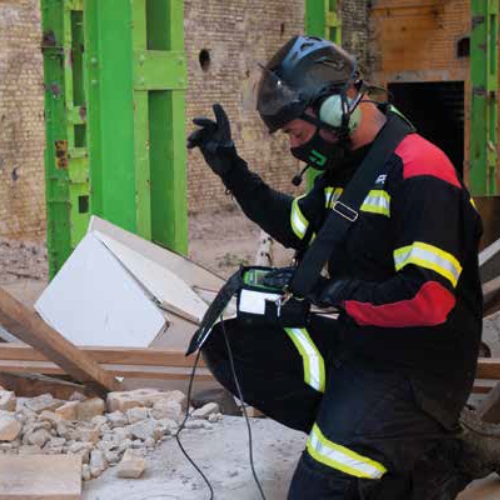 O Vibrafone ASB9 oferece um gráfico de barras para regulação e integra três filtros de frequência.