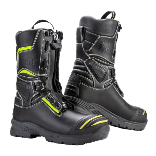 A bota para bombeiro 9381/GA FireGuard 2.0 foi desenvolvida para oferecer máxima proteção, segurança e conforto em combate a incêndios.