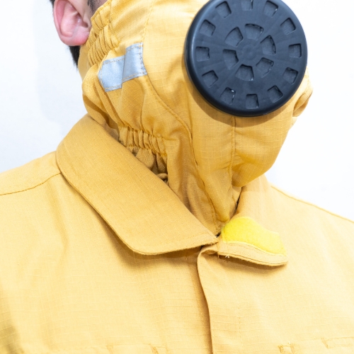 A máscara florestal assegura conforto.