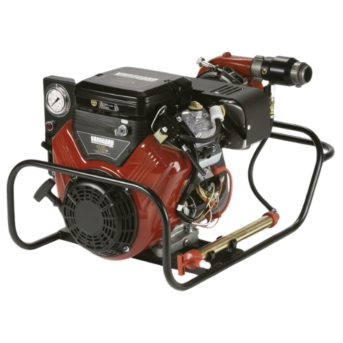 A Motobomba WICK XP2-18 é uma bomba de incêndio portátil de alta pressão e dois estágios.
