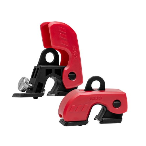 O Bloqueio Elétrico Modelo S3821é utilizado em disjuntores miniatura (120/240 V).