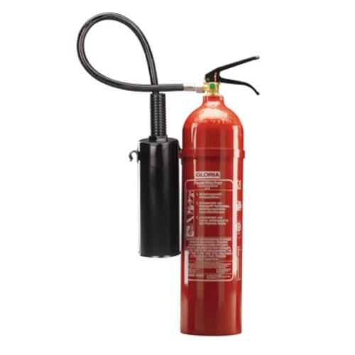 O extintor CO2 KS 5 AM é uma solução de primeira intervenção concebida para situações específicas, especialmente em ambientes com equipamentos elétricos até 1000 V.