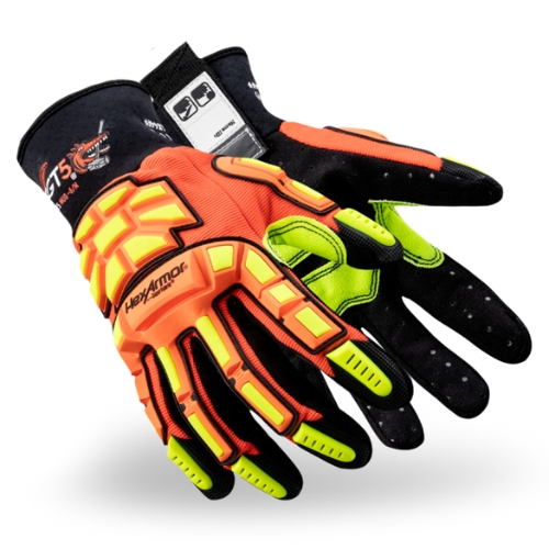 A luva de proteção Hexarmor GGT5 Mud Grip 4021X foi desenvolvida para ambientes de trabalho extremos, onde a segurança e a aderência são essenciais.
