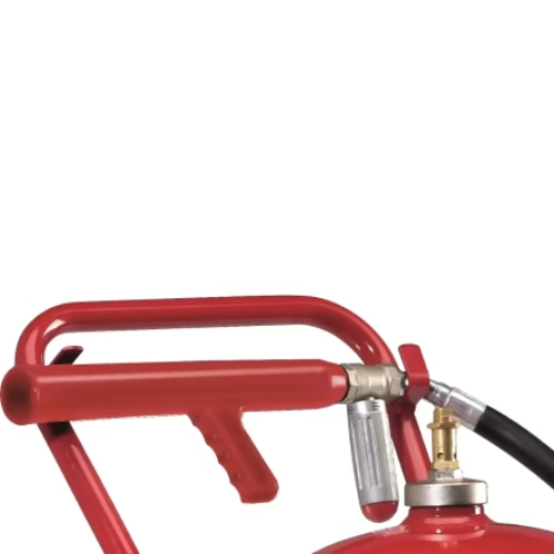 Acabamento exterior em pintura de resinas de poliéster, cor RAL-3000, resistente às intempéries;