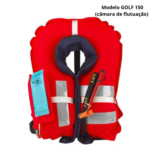 Câmara de insuflação do modelo Salva-Vidas GOLF 150.