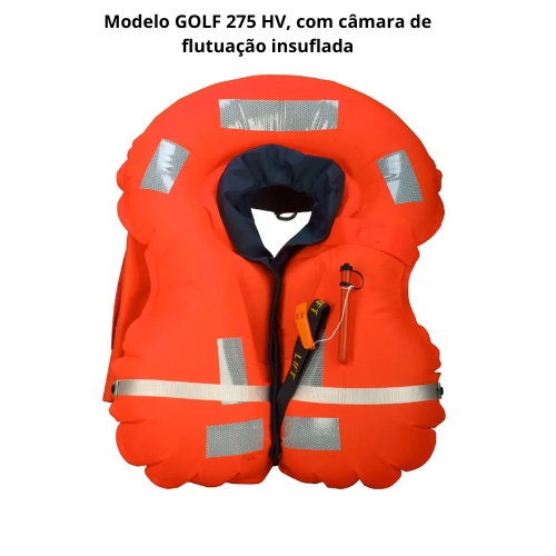 Modelo GOLF 275 HV, com câmara de flutuação insuflada.